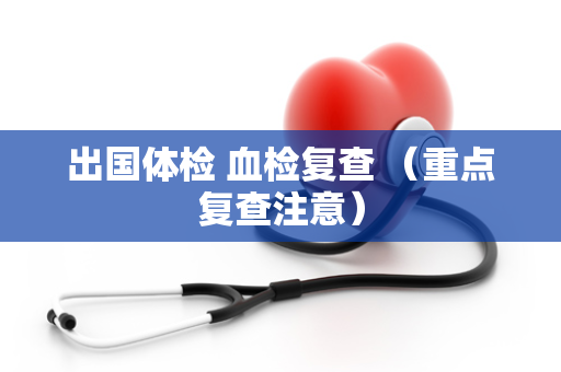 出国体检 血检复查 （重点复查注意）