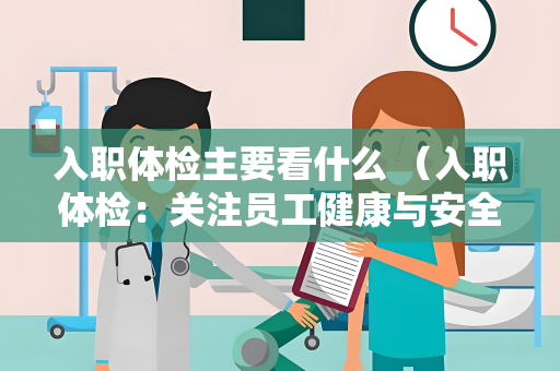 入职体检主要看什么 （入职体检：关注员工健康与安全）
