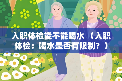 入职体检能不能喝水 （入职体检：喝水是否有限制？）