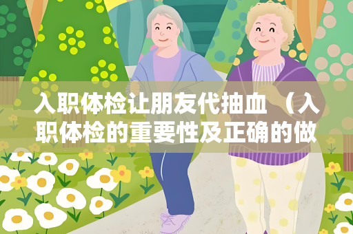 入职体检让朋友代抽血 （入职体检的重要性及正确的做法）