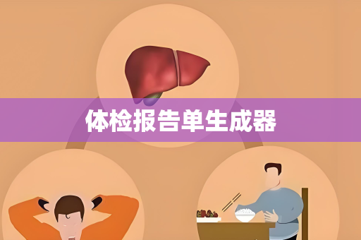 体检报告单生成器
