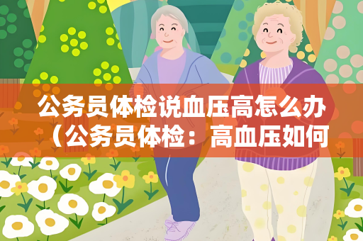 公务员体检说血压高怎么办 （公务员体检：高血压如何处理）