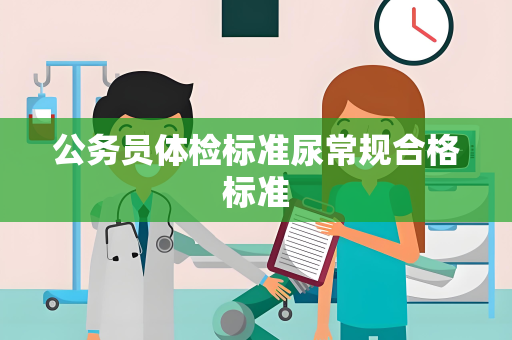 公务员体检标准尿常规合格标准