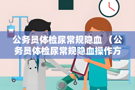 公务员体检尿常规隐血 （公务员体检尿常规隐血操作方法及结果解读）