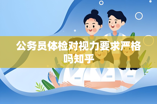 公务员体检对视力要求严格吗知乎