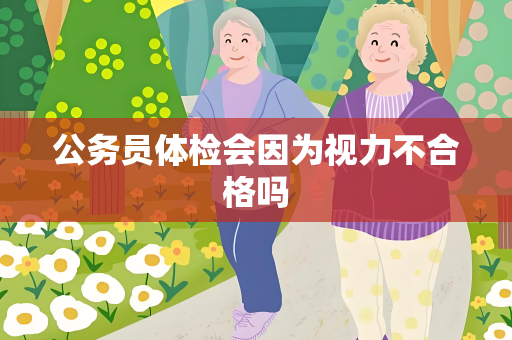 公务员体检会因为视力不合格吗