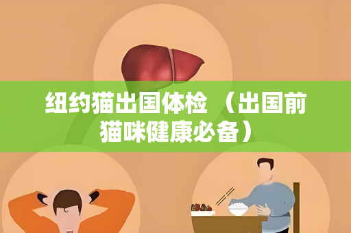 纽约猫出国体检 （出国前猫咪健康必备）