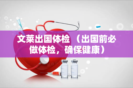 文莱出国体检 （出国前必做体检，确保健康）