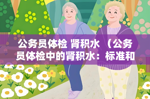 公务员体检 肾积水 （公务员体检中的肾积水：标准和建议）