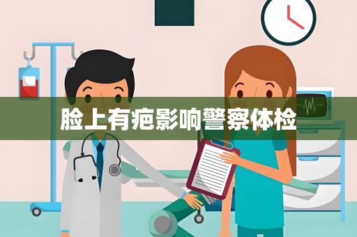 脸上有疤影响警察体检