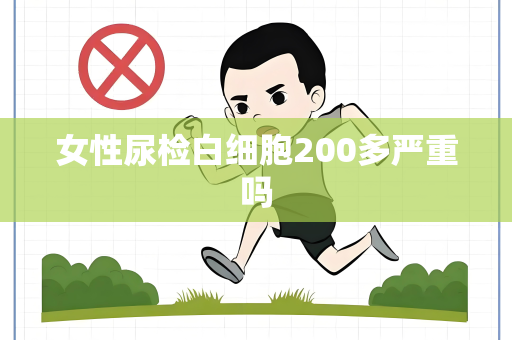 女性尿检白细胞200多严重吗