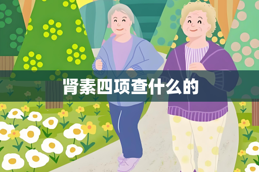 肾素四项查什么的