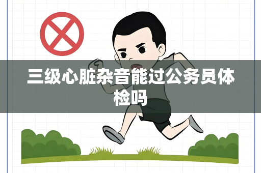 三级心脏杂音能过公务员体检吗