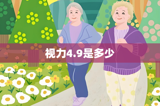 视力4.9是多少