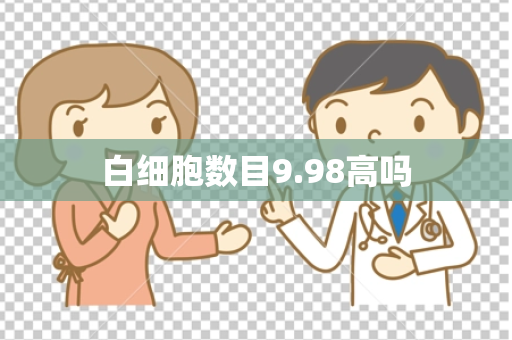 白细胞数目9.98高吗