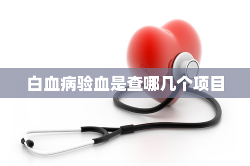 白血病验血是查哪几个项目