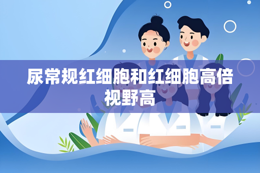 尿常规红细胞和红细胞高倍视野高