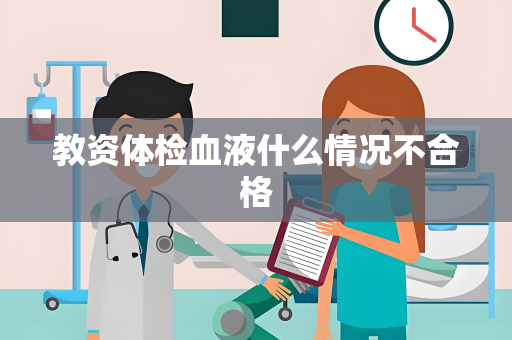 教资体检血液什么情况不合格