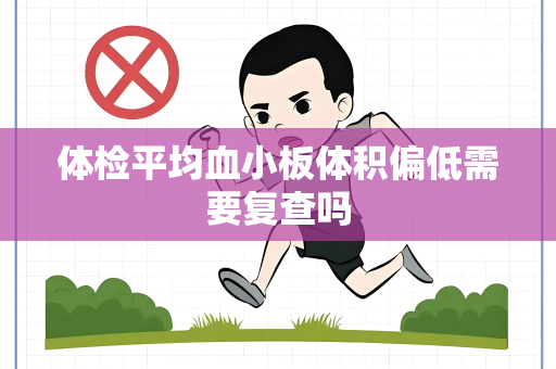 体检平均血小板体积偏低需要复查吗