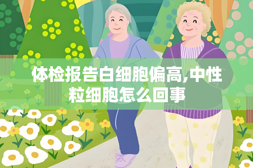 体检报告白细胞偏高,中性粒细胞怎么回事