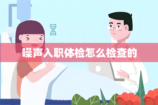 噪声入职体检怎么检查的