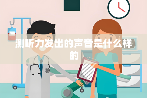 测听力发出的声音是什么样的