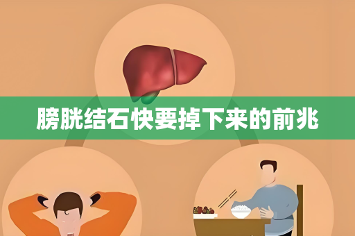 膀胱结石快要掉下来的前兆