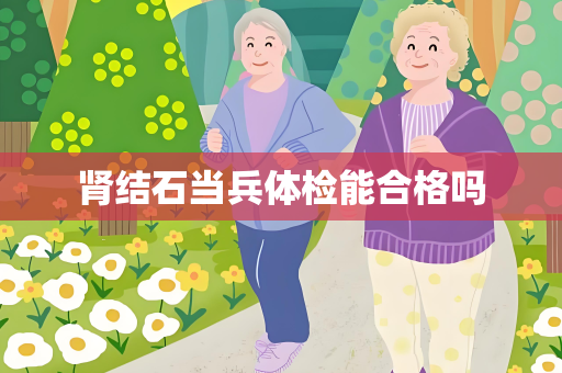 肾结石当兵体检能合格吗
