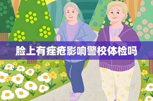 脸上有痤疮影响警校体检吗