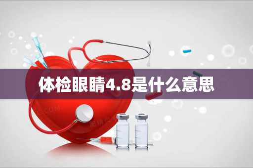 体检眼睛4.8是什么意思