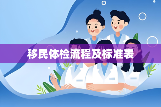 移民体检流程及标准表